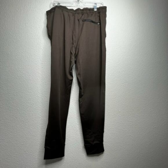 NEW Natori RUMI Lightweight Active Jersey Jogger Pants Dk Brown Size XL - Picture 7 of 8
